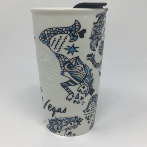 Starbucks 2015 Las Vegas Embossed Mermaid Logo 12oz Travel Tumbler - Picture 2 of 7